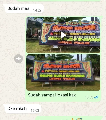 Pengiriman Papan Bunga Pangenjurutengah Purworejo