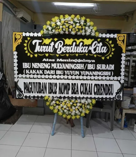 Papan Bunga Duka Pangenjurutengah Purworejo
